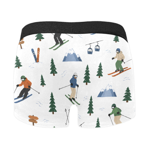 Men's Ski Print Boxer Briefs