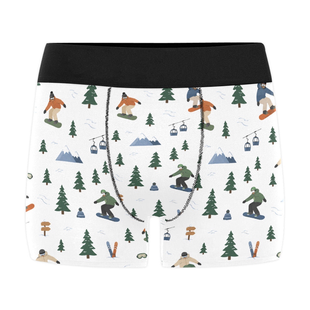 Men's Snowboarding Print Boxer Briefs