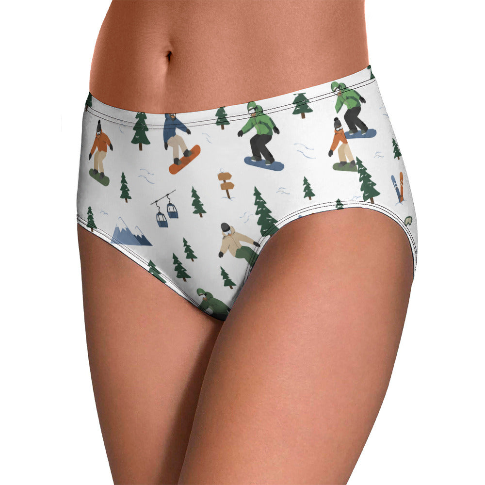 Women's Snowboarding Pattern Brief