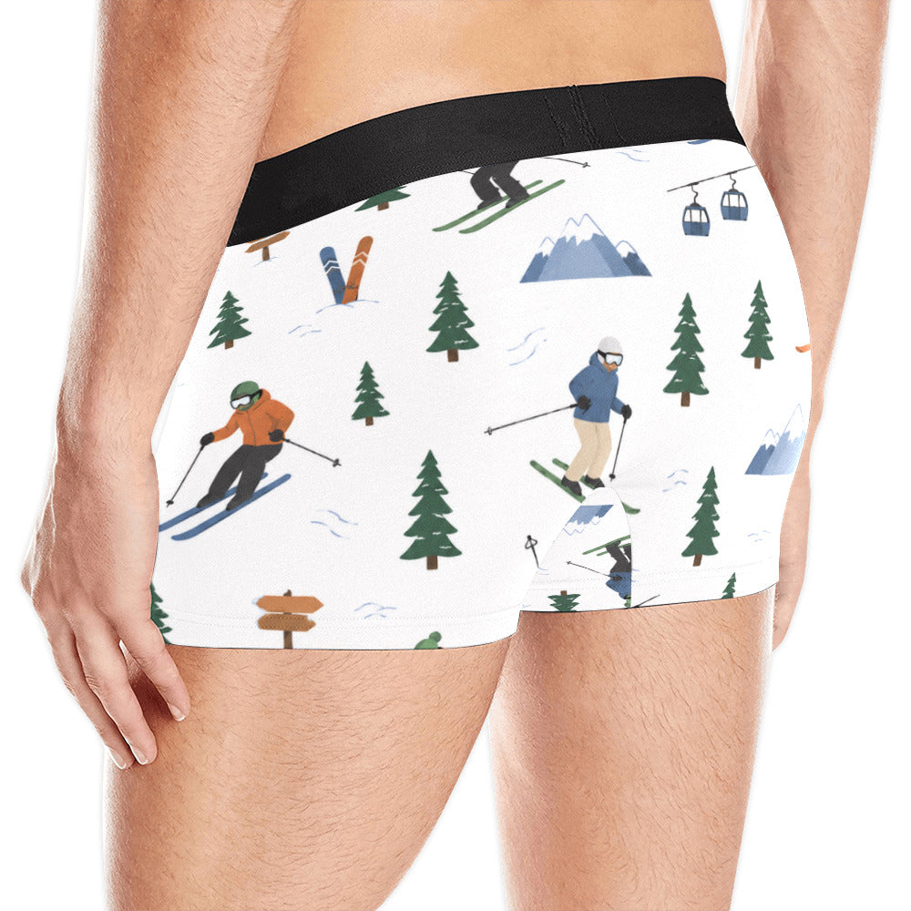Men's Ski Print Boxer Briefs