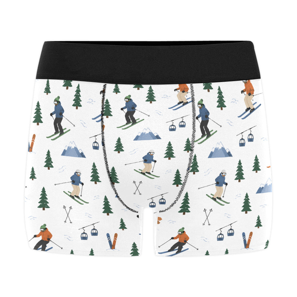 Men's Ski Print Boxer Briefs