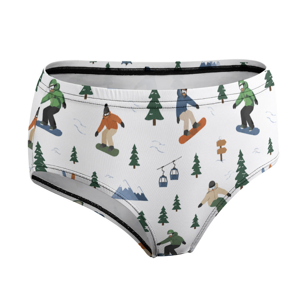 Women's Snowboarding Pattern Brief