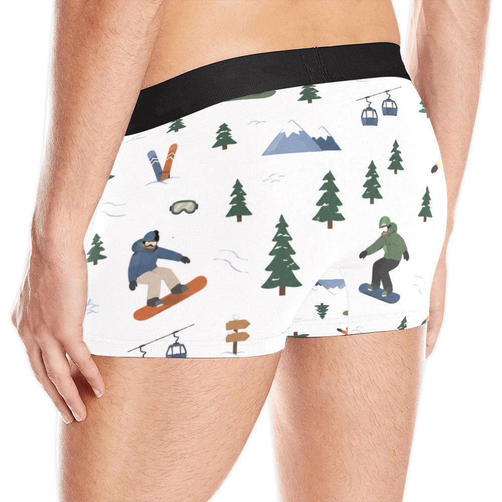 Men's Snowboarding Print Boxer Briefs
