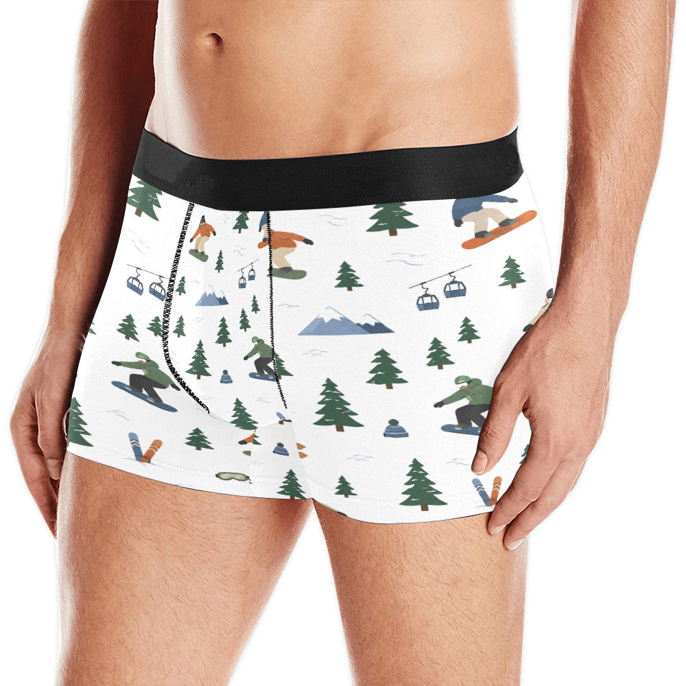 Men's Snowboarding Print Boxer Briefs